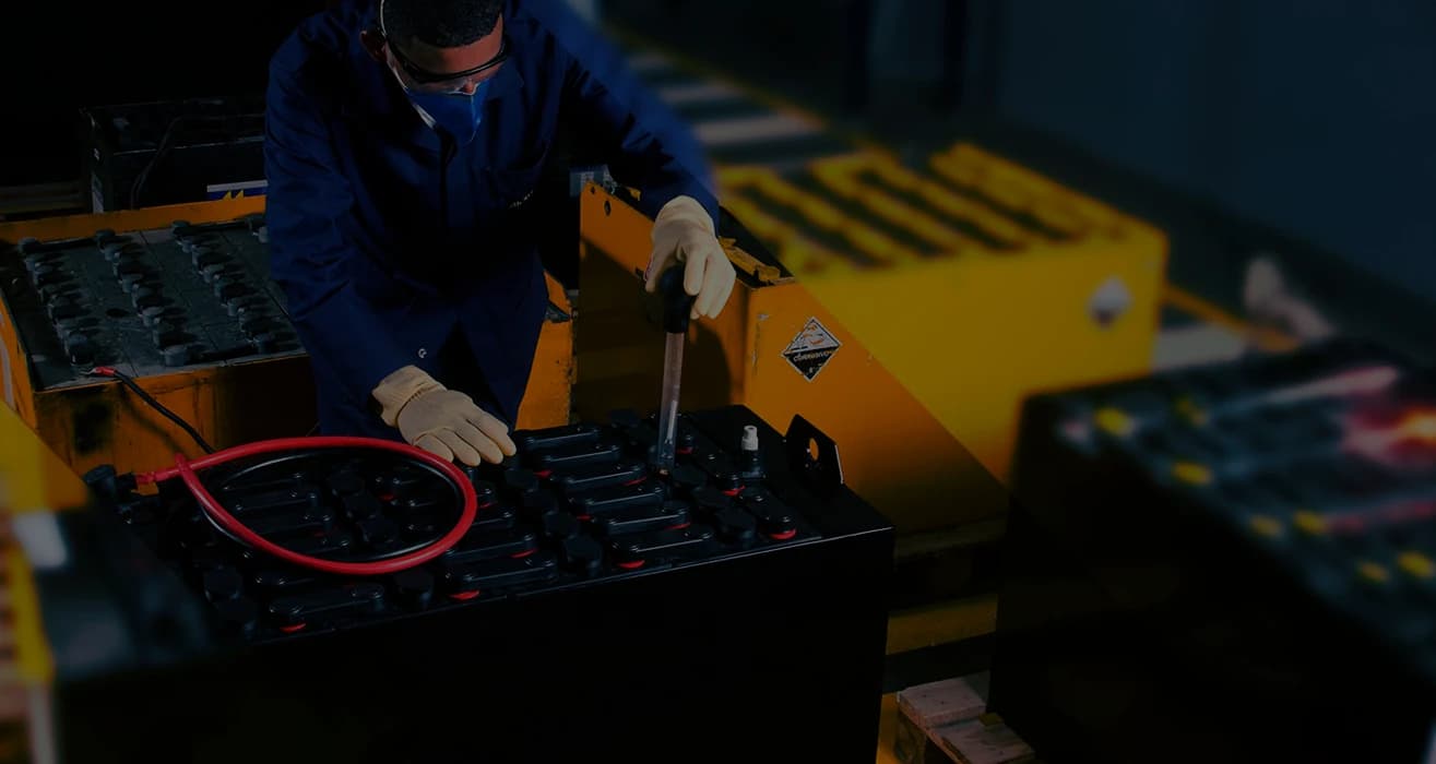 Manutenção preventiva de baterias e carregadores